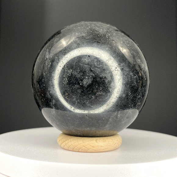 11. Black Tourmaline Sphere - Picture 1 of 2